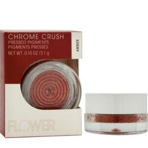 Flower Beauty Chrome Crush Pressed Pigments - Amber , 0.10 oz Eye Shadow